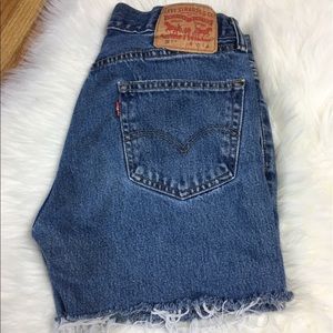 Levi’s 505 cutoff shorts